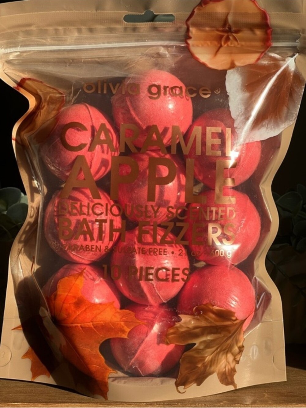 Olivia Grace Caramel Apple Scented Bath Fizzers